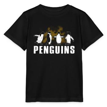 Pingouin pingouin - T-shirt bio MINI CREATOR Stanley/Stella Enfant - noir - Devant - Mikhail (115cm)