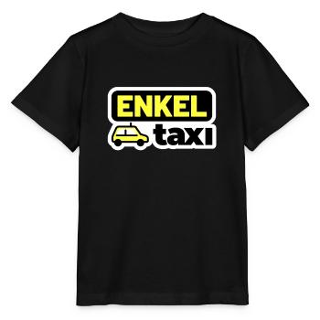 Grandchild Taxi for Grandpa & Grandma - Stanley/Stella MINI CREATOR Kids’ T-Shirt - black - Front - Mikhail (115cm)