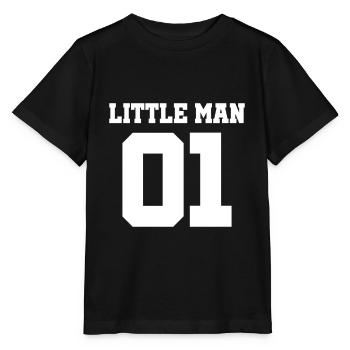 Partnerlook Father Dad Mom Mama Little Man 01 - Stanley/Stella MINI CREATOR Kids’ T-Shirt - black - Front - Mikhail (115cm)