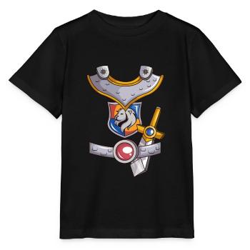 Costume Chevalier Cadeau Enfants Knigth Templer Carnival - T-shirt bio MINI CREATOR Stanley/Stella Enfant - noir - Devant - Mikhail (115cm)