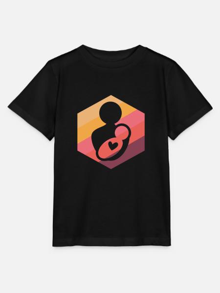 Hebamme Neugeborenes - Stanley/Stella Kinder T-Shirt MINI CREATOR  - Schwarz