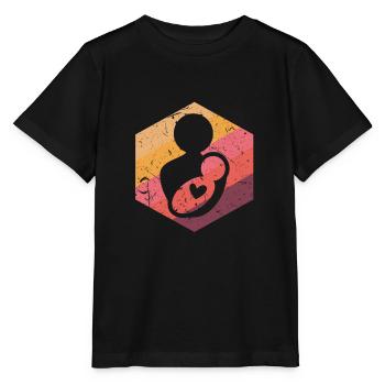 Sage-femme - T-shirt bio MINI CREATOR Stanley/Stella Enfant - noir - Devant - Mikhail (115cm)
