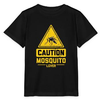 CAUTION Mosquito Lover - Stanley/Stella MINI CREATOR Kids’ T-Shirt - black - Front - Mikhail (115cm)