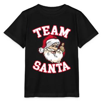 TEAM SANTA - T-shirt bio MINI CREATOR Stanley/Stella Enfant - noir - Devant - Mikhail (115cm)