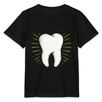 Tooth world tooth day teeth tooth health - Stanley/Stella MINI CREATOR Kids’ T-Shirt - black - Front - Mikhail (115cm)