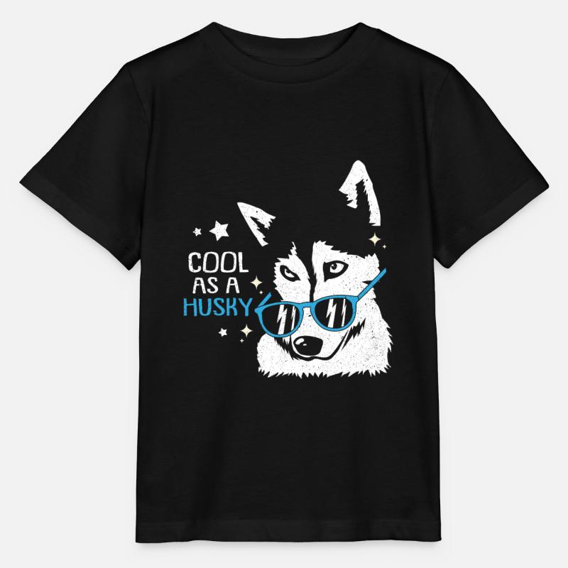 Husky - Stanley/Stella MINI CREATOR Kids’ T-Shirt - black