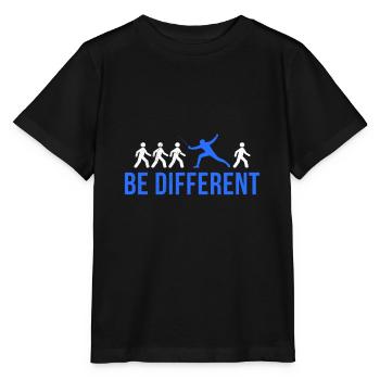 Escrime Fencer Drôle Sport Dire Logo Cadeau - T-shirt bio MINI CREATOR Stanley/Stella Enfant - noir - Devant - Mikhail (115cm)