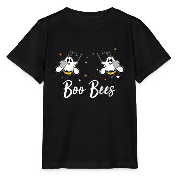 Costume d'Halloween drôle de Dame de professeur de Boo Bees - T-shirt bio MINI CREATOR Stanley/Stella Enfant - noir - Devant - Mikhail (115cm)