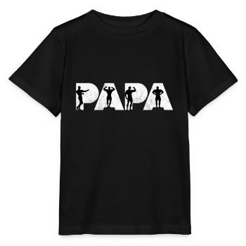 Body Building Gym Fitness Muscles Papa Papa - T-shirt bio MINI CREATOR Stanley/Stella Enfant - noir - Devant - Mikhail (115cm)