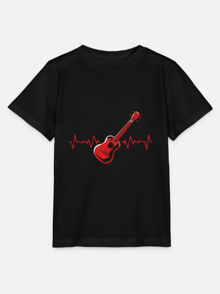 Gitarre - Stanley/Stella T-shirt MINI CREATOR til børn - sort