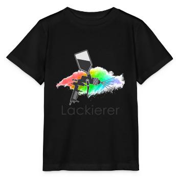 Lackierer - Stanley/Stella Kinder T-Shirt MINI CREATOR  - Schwarz - Vorne - Mikhail (115cm)