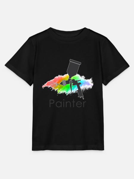 Lackieren - Stanley/Stella Kinder T-Shirt MINI CREATOR  - Schwarz