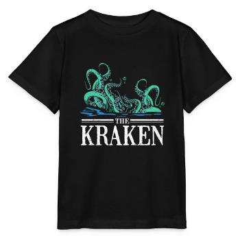 Kraken - Stanley/Stella Kinder T-Shirt MINI CREATOR  - Schwarz - Vorne - Mikhail (115cm)