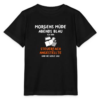 Steuerfachangestellte Steuer Steuerberater - Stanley/Stella Kinder T-Shirt MINI CREATOR  - Schwarz - Vorne - Mikhail (115cm)