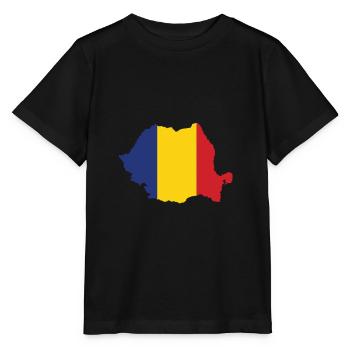 Roumanie - T-shirt bio MINI CREATOR Stanley/Stella Enfant - noir - Devant - Mikhail (115cm)