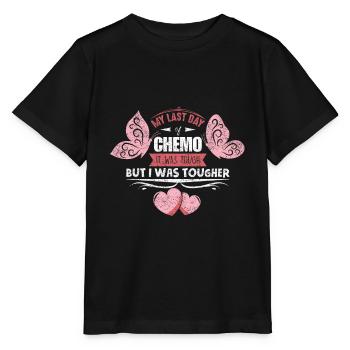 Letzter Tag der Chemo Letzte Behandlung Strahlung - Stanley/Stella Kinder T-Shirt MINI CREATOR  - Schwarz - Vorne - Mikhail (115cm)