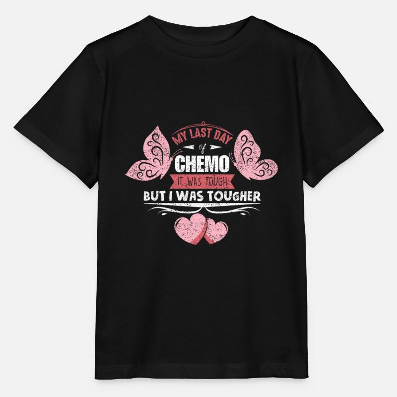 Letzter Tag der Chemo Letzte Behandlung Strahlung - Stanley/Stella Kinder T-Shirt MINI CREATOR  - Schwarz