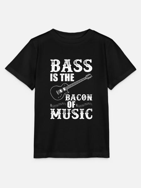 Musicien basse - T-shirt bio MINI CREATOR Stanley/Stella Enfant - noir