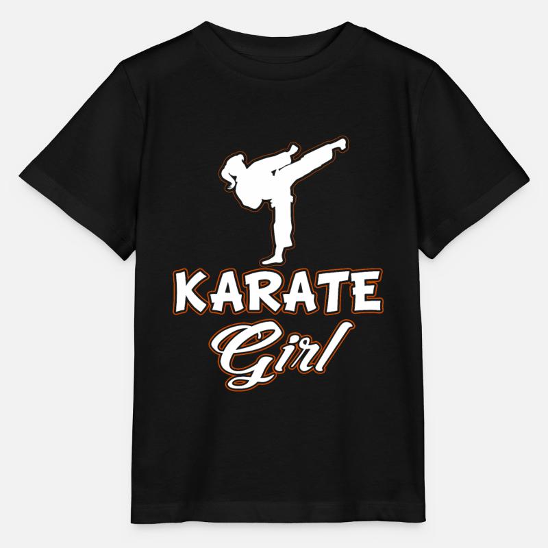 Karate Girl - Stanley/Stella Kinder T-Shirt MINI CREATOR  - Schwarz
