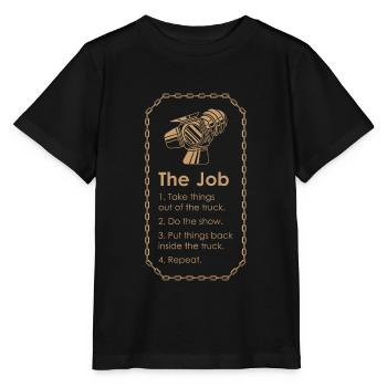 STAGEHAND CREW THE JOB Lichttechniker Geschenk - Stanley/Stella Kinder T-Shirt MINI CREATOR  - Schwarz - Vorne - Mikhail (115cm)