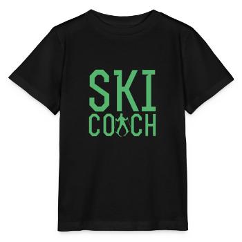Ski instructor Ski school Ski instructor Ski course trainer - Stanley/Stella MINI CREATOR Kids’ T-Shirt - black - Front - Mikhail (115cm)