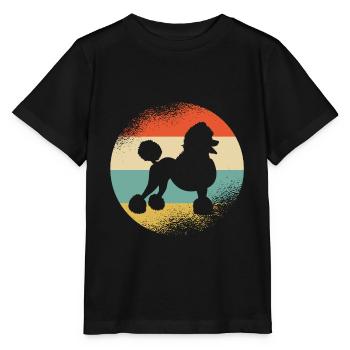 Pudel Hunderasse - Stanley/Stella Kinder T-Shirt MINI CREATOR  - Schwarz - Vorne - Mikhail (115cm)