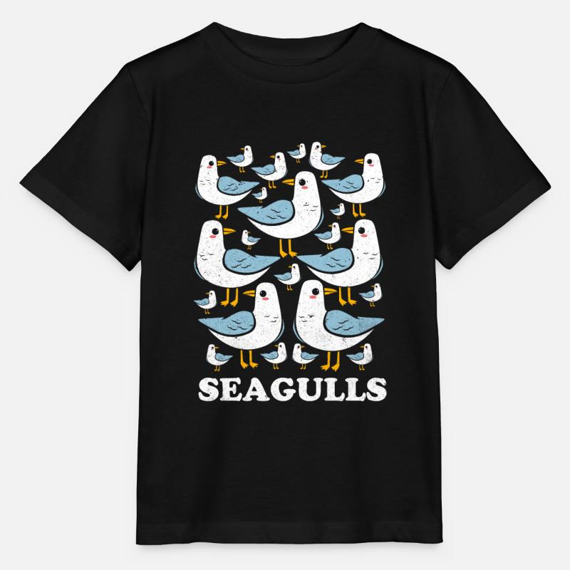 Möwe - Stanley/Stella Kinder T-Shirt MINI CREATOR - Schwarz