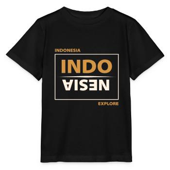 Indonésie - T-shirt bio MINI CREATOR Stanley/Stella Enfant - noir - Devant - Mikhail (115cm)