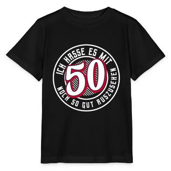 50. Geburtstag - Stanley/Stella Kinder T-Shirt MINI CREATOR  - Schwarz - Vorne - Mikhail (115cm)