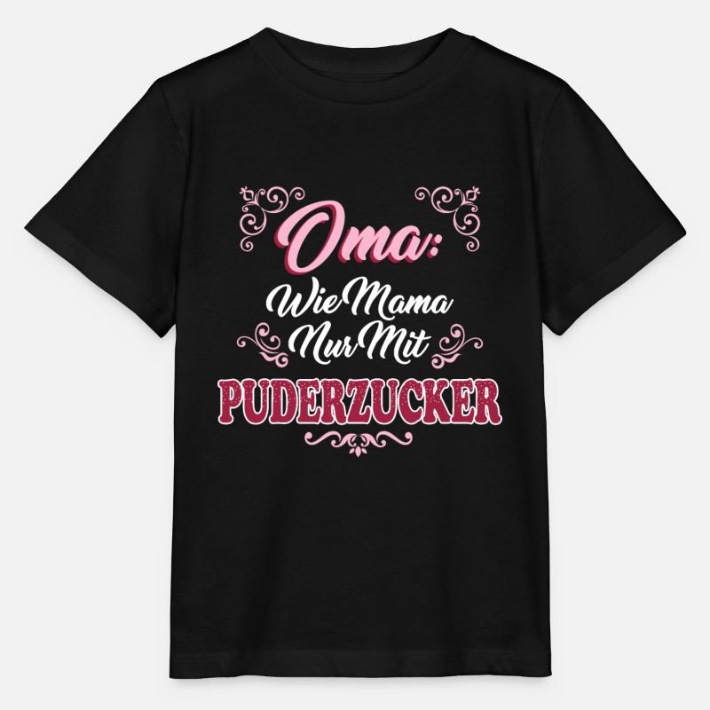 oma - Stanley/Stella Kinder T-Shirt MINI CREATOR  - Schwarz