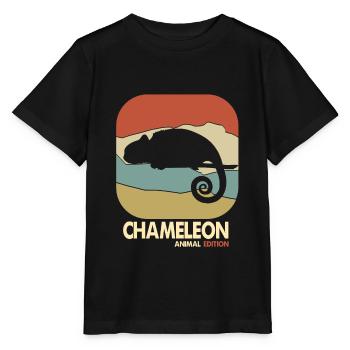 Chameleon - Stanley/Stella MINI CREATOR Kids’ T-Shirt - black - Front - Mikhail (115cm)