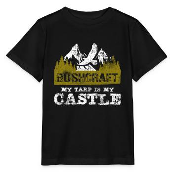 Outdoor Bushcraft - Stanley/Stella MINI CREATOR Kids’ T-Shirt - black - Front - Mikhail (115cm)