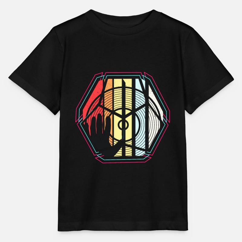 DJ - T-shirt bio MINI CREATOR Stanley/Stella Enfant - noir