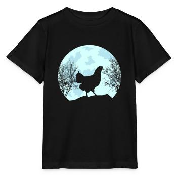 Huhn Hühner - Stanley/Stella Kinder T-Shirt MINI CREATOR  - Schwarz - Vorne - Mikhail (115cm)