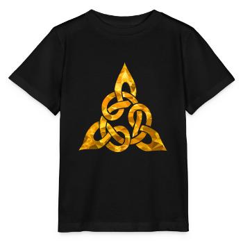 Celtic Knot - Stanley/Stella MINI CREATOR Kids’ T-Shirt - black - Front - Mikhail (115cm)