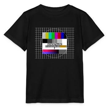 Test image broadcast break - Stanley/Stella MINI CREATOR Kids’ T-Shirt - black - Front - Mikhail (115cm)
