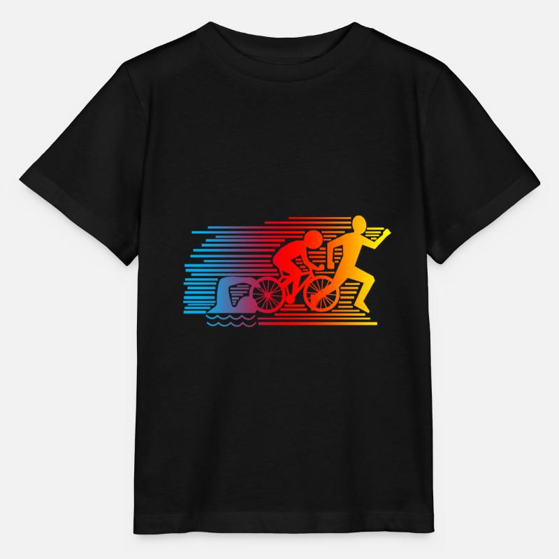 Triathlon - T-shirt bio MINI CREATOR Stanley/Stella Enfant - noir