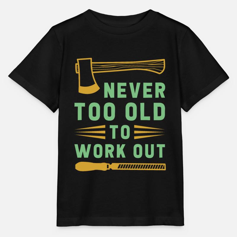 Never too Old - Stanley/Stella Kinder T-Shirt MINI CREATOR - Schwarz
