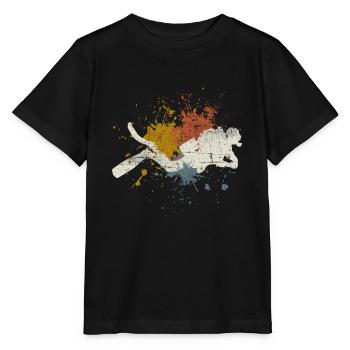 plongée - T-shirt bio MINI CREATOR Stanley/Stella Enfant - noir - Devant - Mikhail (115cm)