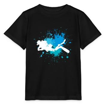 Diver - Stanley/Stella MINI CREATOR Kids’ T-Shirt - black - Front - Mikhail (115cm)
