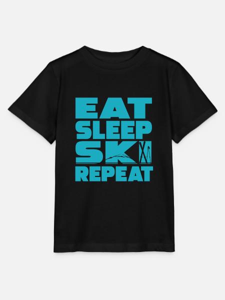 Ski - Stanley/Stella Kinder T-Shirt MINI CREATOR - Schwarz