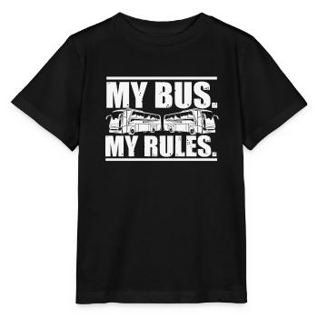 conducteur - T-shirt bio MINI CREATOR Stanley/Stella Enfant - noir - Devant - Mikhail (115cm)