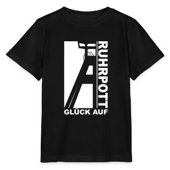 Ruhrpott Ruhrgebiet - Stanley/Stella Kinder T-Shirt MINI CREATOR  - Schwarz - Vorne - Mikhail (115cm)