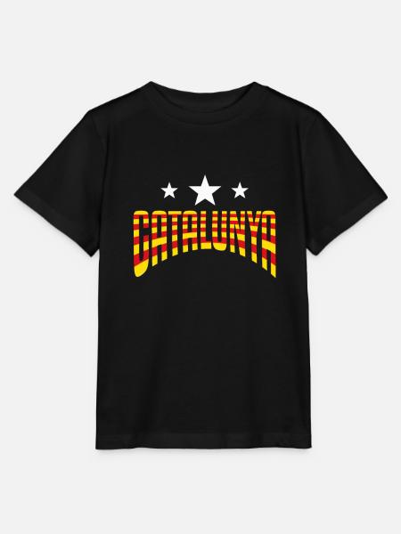 Katalonien - Stanley/Stella Kinder T-Shirt MINI CREATOR  - Schwarz