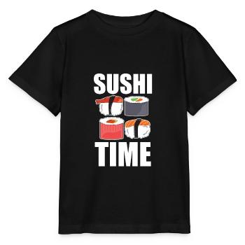 Sushi - T-shirt bio MINI CREATOR Stanley/Stella Enfant - noir - Devant - Mikhail (115cm)