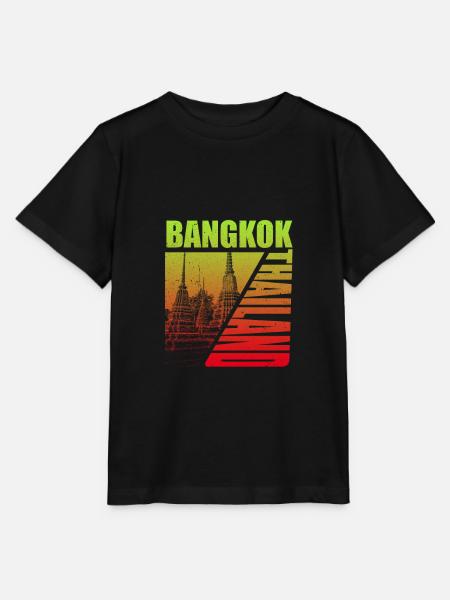 Bangkok - Stanley/Stella Kinder T-Shirt MINI CREATOR  - Schwarz