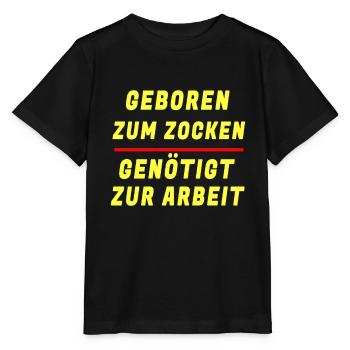 gaming gaming gaming gaming gaming gaming gaming - Stanley/Stella Kinder T-Shirt MINI CREATOR  - Schwarz - Vorne - Mikhail (115cm)