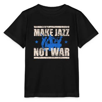 Jazz - Stanley/Stella Kinder T-Shirt MINI CREATOR  - Schwarz - Vorne - Mikhail (115cm)