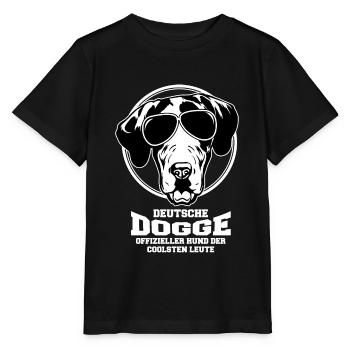 deutsche dogge - Stanley/Stella Kinder T-Shirt MINI CREATOR  - Schwarz - Vorne - Mikhail (115cm)
