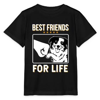 Berger Australien - T-shirt bio MINI CREATOR Stanley/Stella Enfant - noir - Devant - Mikhail (115cm)